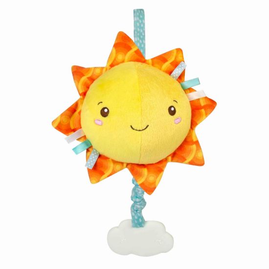 Εικόνα της Baby Clementoni For You Βρεφικός Μουσικό Κρεμαστός Χνουδωτός Ήλιος Για 0+ Μηνών