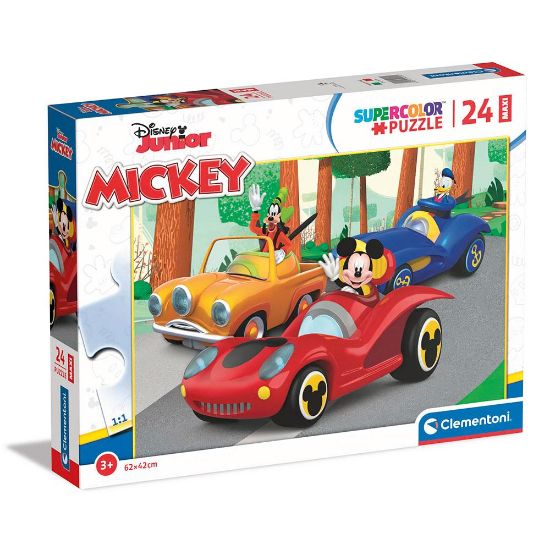Εικόνα της Clementoni Παιδικό Παζλ Maxi Super Color Mickey 24 τμχ