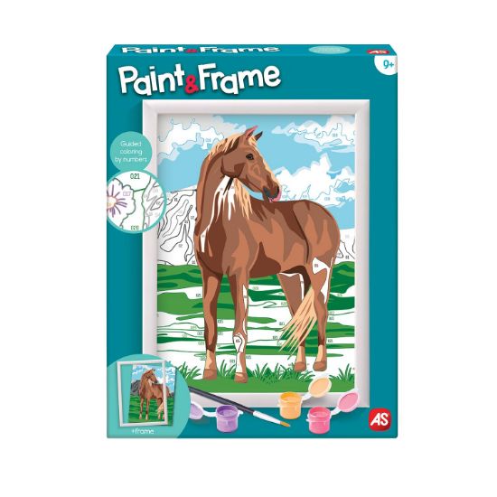 Εικόνα της Paint & Frame Ζωγραφίζω Με Αριθμούς Wild Horse Για Ηλικίες 9+ Χρονών