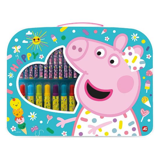 Εικόνα της AS Art Case Σετ Ζωγραφικής Peppa Pig Για 3+ Χρονών